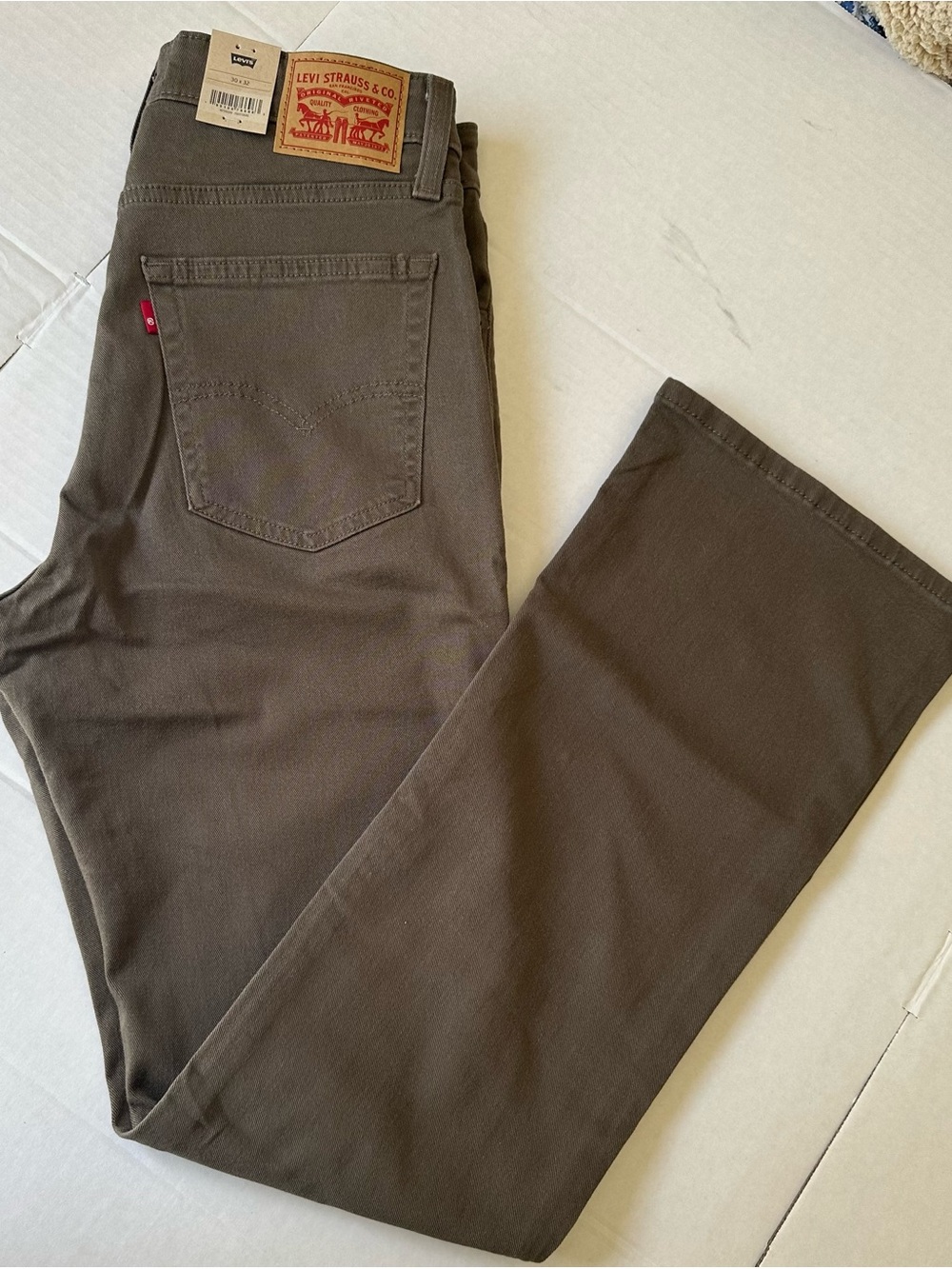 levi’s 725 High Rise Bootcut Women’s  Jeans Canteen Twill 30x32